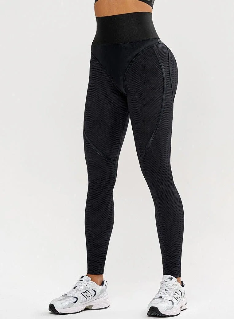 Bona Fide Extra Corsage "Black Skin" Extra Corsage Skin High Waist Gym Leggings for Women for Women | Best Price UAE