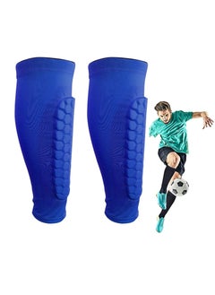 Shin Pads for Kids, Football Anti-Slip Shin Guards, Shin Guards with Avoid Slip Out Insert Pocket Calf Sleeves, Lightweight, Breathable, and Durable Soccer Protective Equipment for Boys Grils Age 5-12