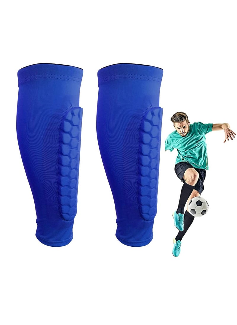 Excefore - Shin Pads for Kids, Football Anti-Slip Shin Guards, Shin Guards with Avoid Slip Out Insert Pocket Calf Sleeves, Lightweight, Breathable, and Durable Soccer Protective Equipment for Boys Grils Age 5-12 - Image 1