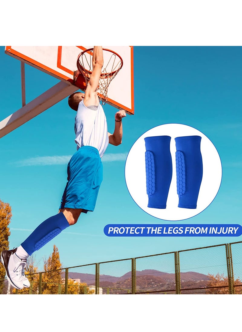 Excefore - Shin Pads for Kids, Football Anti-Slip Shin Guards, Shin Guards with Avoid Slip Out Insert Pocket Calf Sleeves, Lightweight, Breathable, and Durable Soccer Protective Equipment for Boys Grils Age 5-12 - Image 1