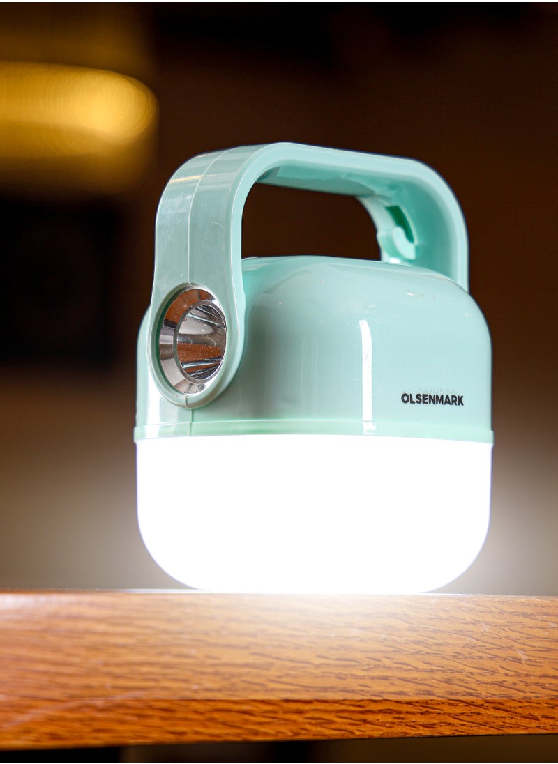 Olsenmark - Olsenmark Rechargeable 30 SMD LED Lantern 1W - OME2827, Search Light with Long Operating Time of 15 Hours, Rechargeable Lithium Battery, Perfect for Home, Camping, Outdoor - Image 1