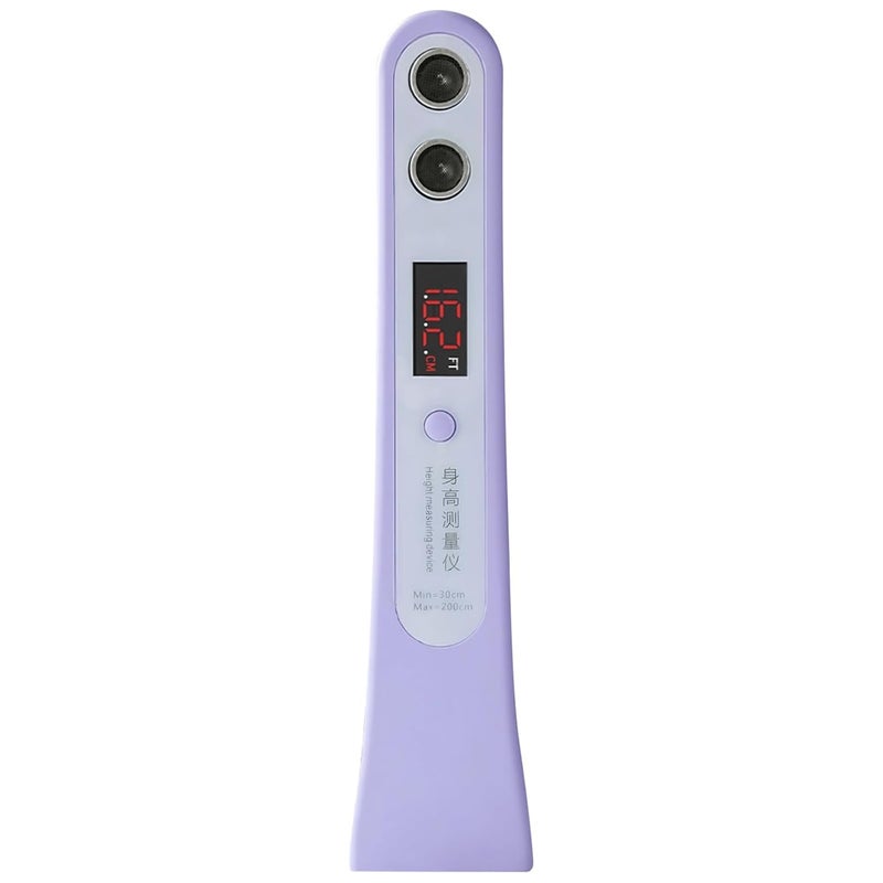 Portable Cordless Height Measuring Device, Ultrasound Stadiometer for Both Kids and Adults, 9.1 in Violet - Image 1