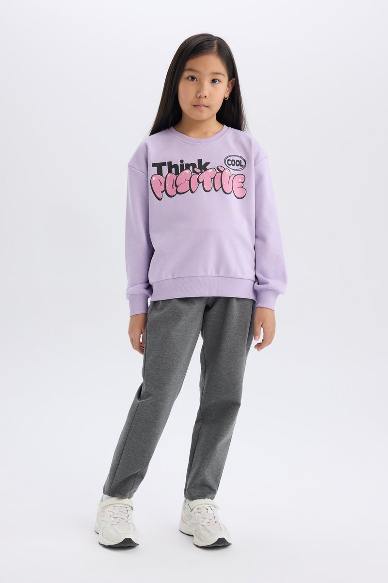 ديفاكتو بنطلون سويت بانتس بناتي جوجر برجل مطاطي - Image 5