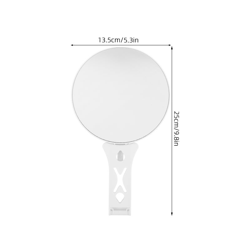 Double Sided Mirror 5x 10x Portable Handheld Makeup Mirror With Foldable Handle Travel Vanity Mirror With Stand For Makeup - Image 4