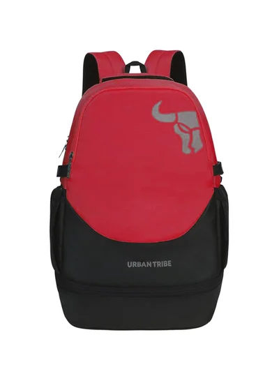 إربان ترايب URBAN TRIBE UthGear 33 Ltrs Stylish & Trendy |Water Ressistant |School Bag For Kids | Boys & Girls (7 to 10 Year) (Red/Black)