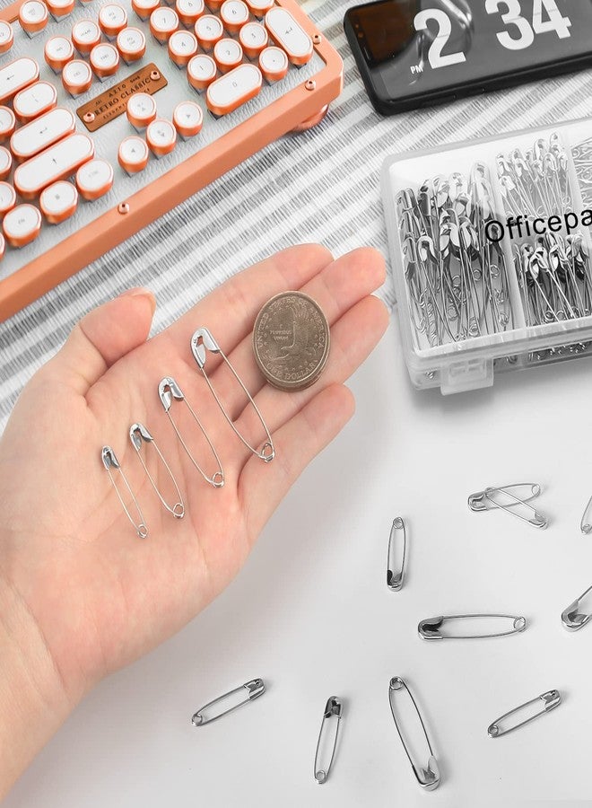 Officepal 4-Size Pack of Safety Pins- Top 250-Count Durable, Rust-Resistant Nickel Plated Steel Set- Best Sewing Accessories Kit for Baby Clothing, Crafts & Arts - Image 5