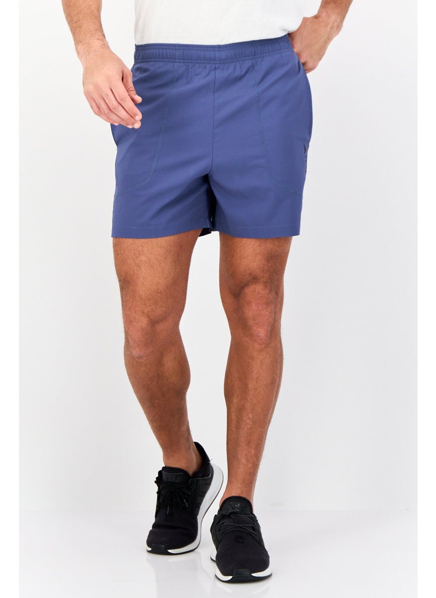 Adidas Men Sportswear Fit Hiking Shorts, Slate Blue  - Image 1