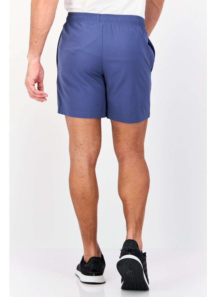 Adidas Men Sportswear Fit Hiking Shorts, Slate Blue  - Image 2