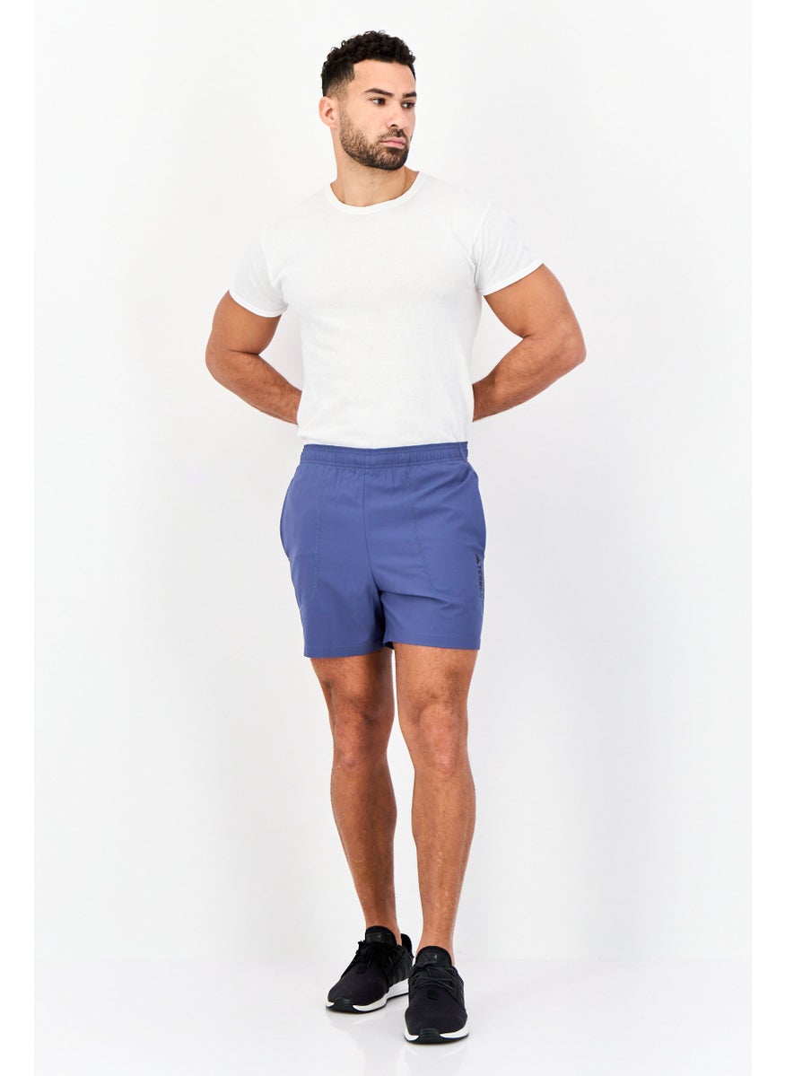Adidas Men Sportswear Fit Hiking Shorts, Slate Blue  - Image 3