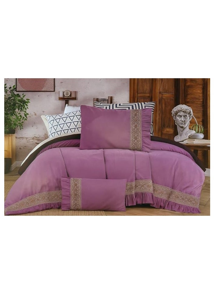 King Size 3-Piece Bedspread - Luxury Cashmere Duvet Set | Stylish and Warm Design for the Winter Season - Image 1