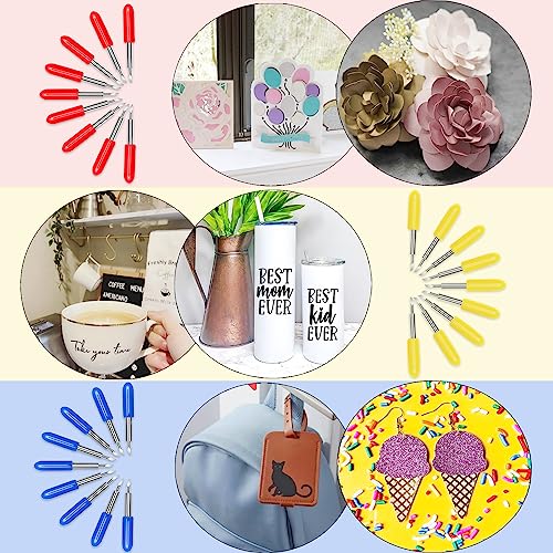 THANMAO 40 Pcs Replacement Blades Compatible with Explore Air 2/Air 3 /Maker/Maker 3/4 Cutting Machines - includ 10PCS Fine-Point Blades, 20PCS Standard Blaeds and 10PCS Deep Cutting Blades - Image 5