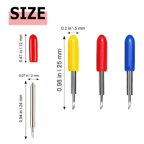 THANMAO 40 Pcs Replacement Blades Compatible with Explore Air 2/Air 3 /Maker/Maker 3/4 Cutting Machines - includ 10PCS Fine-Point Blades, 20PCS Standard Blaeds and 10PCS Deep Cutting Blades - Image 3