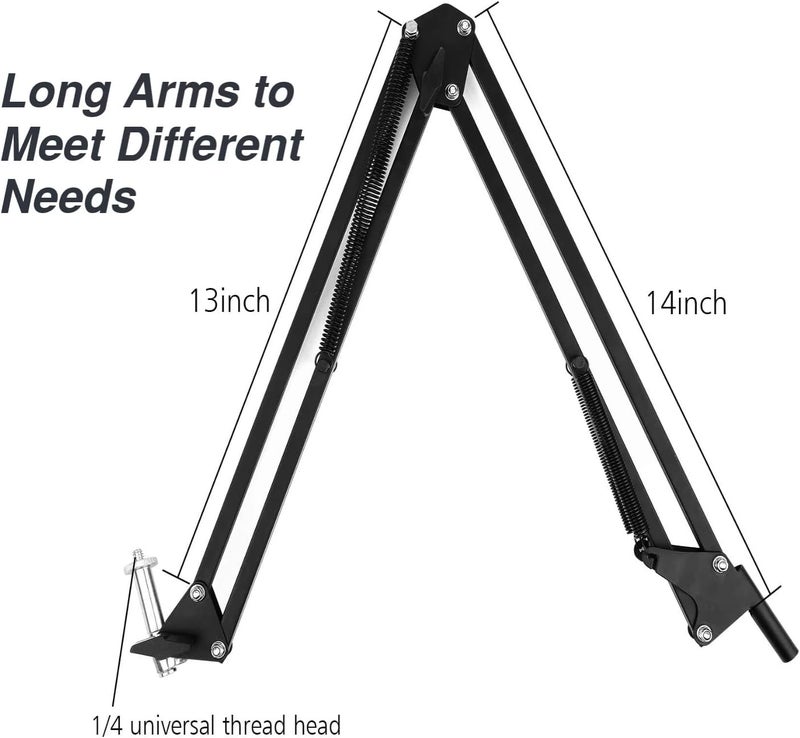 TEGRILO Phone Mount Tablet Holder 360 Adjustable Lazy Stand For Iphone 14/14 Pro 13/13 Pro Max 12 Mini/12/12 Pro/12 Pro Max, Ipad Air Pro Mini, All 4"-12.9" Phones And Tablets (Black) - Image 4