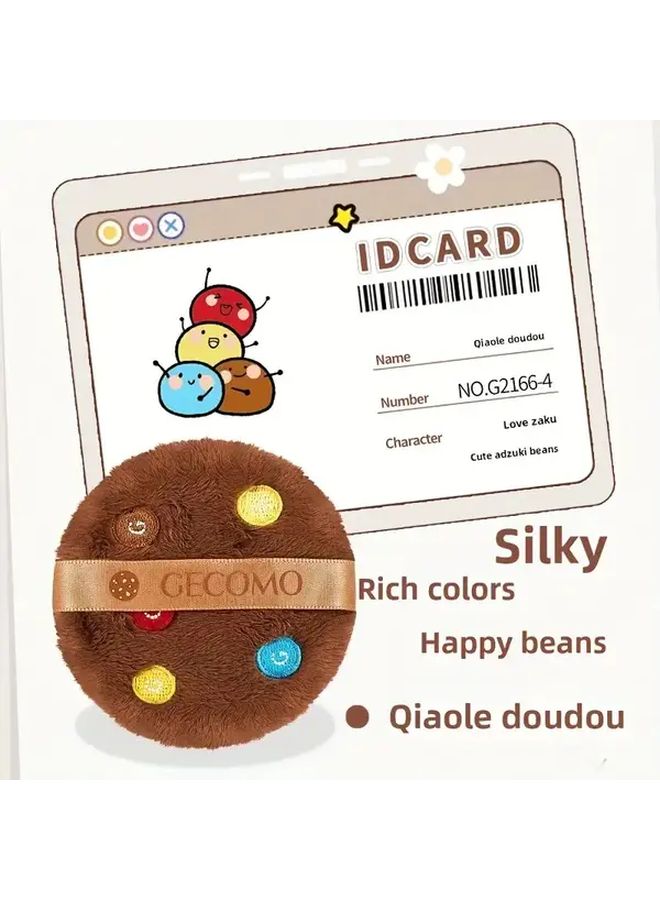 عُطلة تشيول دو ستايل هدية مربع دب مخملي مسحوق ناعم بودرة فضفاضة أحمر خدود - Image 1