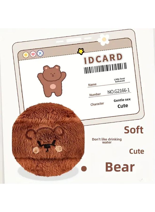 عُطلة تشيول دو ستايل هدية مربع دب مخملي مسحوق ناعم بودرة فضفاضة أحمر خدود - Image 3