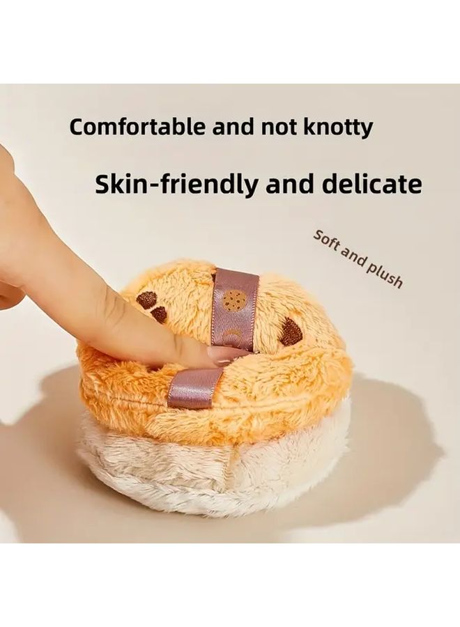 عُطلة تشيول دو ستايل هدية مربع دب مخملي مسحوق ناعم بودرة فضفاضة أحمر خدود - Image 2