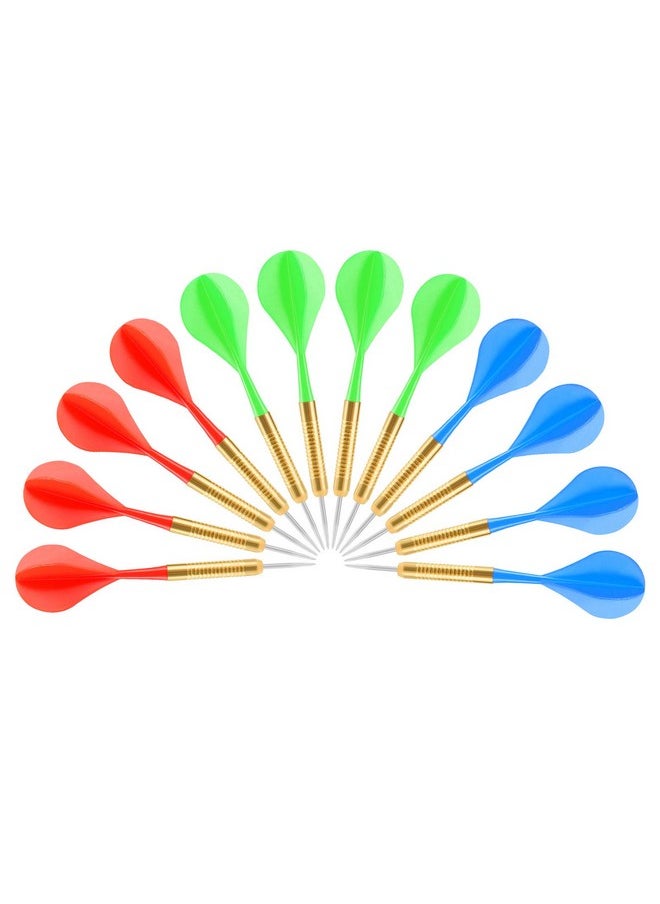 accmor - 12Pcs Steel Tip Darts, Bar Dart, Darts Metal Tip Set, Metal Darts For Dartboard - Image 1