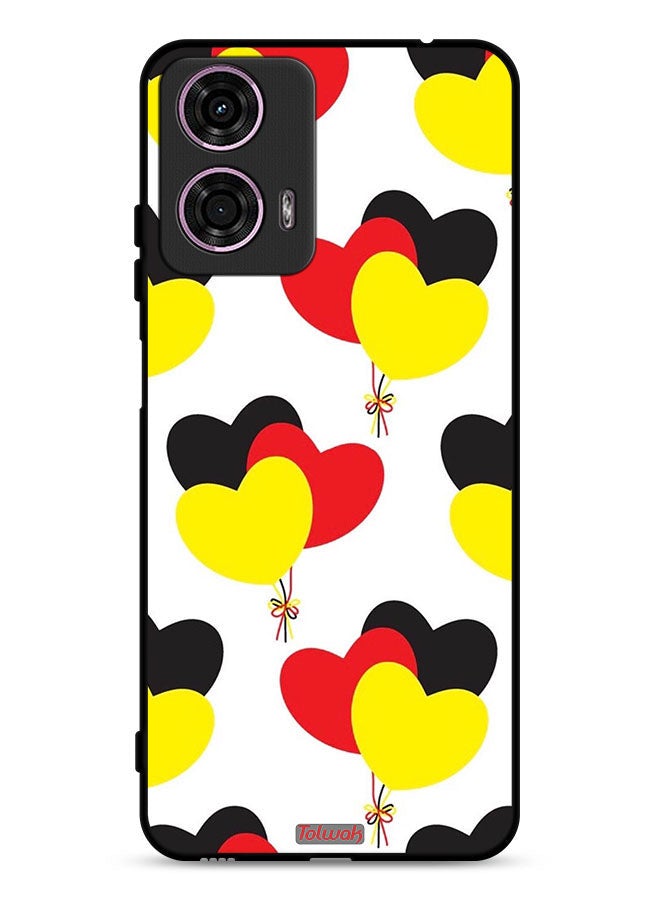 Tolwak Motorola Moto G24 4G Protective Case Cover Three Hearts Bunch  - Image 1