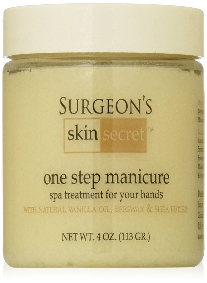 Surgeon's Skin Secret One Step Manicure/Pedicure 4oz. - Vanilla - Image 1