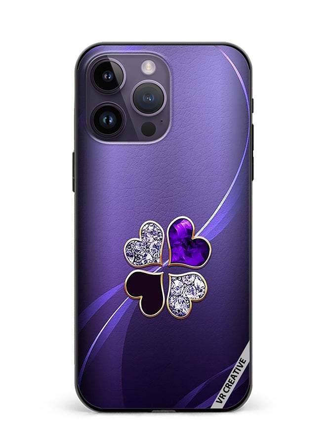 VR CREATIVE Protective Case Cover For Apple iPhone 16 Pro Max Heart Design Multicolour