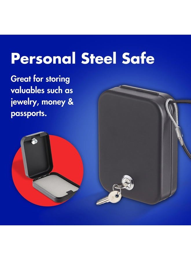Helix Personal Locking Safe with Tether, Heavy-Duty Steel Construction (61019) - Image 2