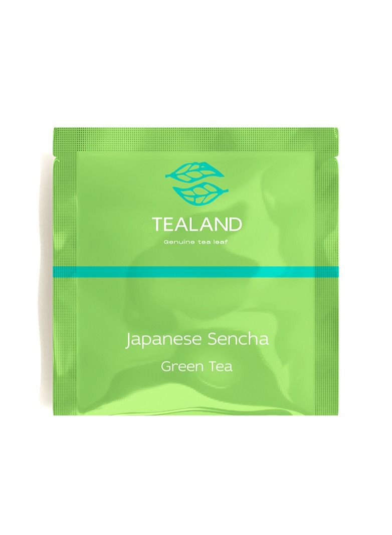 Tealand 15 Sachet Box Japan Sencha Malty & Rich 100% Natural Ingredients Antioxidants Rich Helps Destress Soothing & Calming Tisane  - Image 4