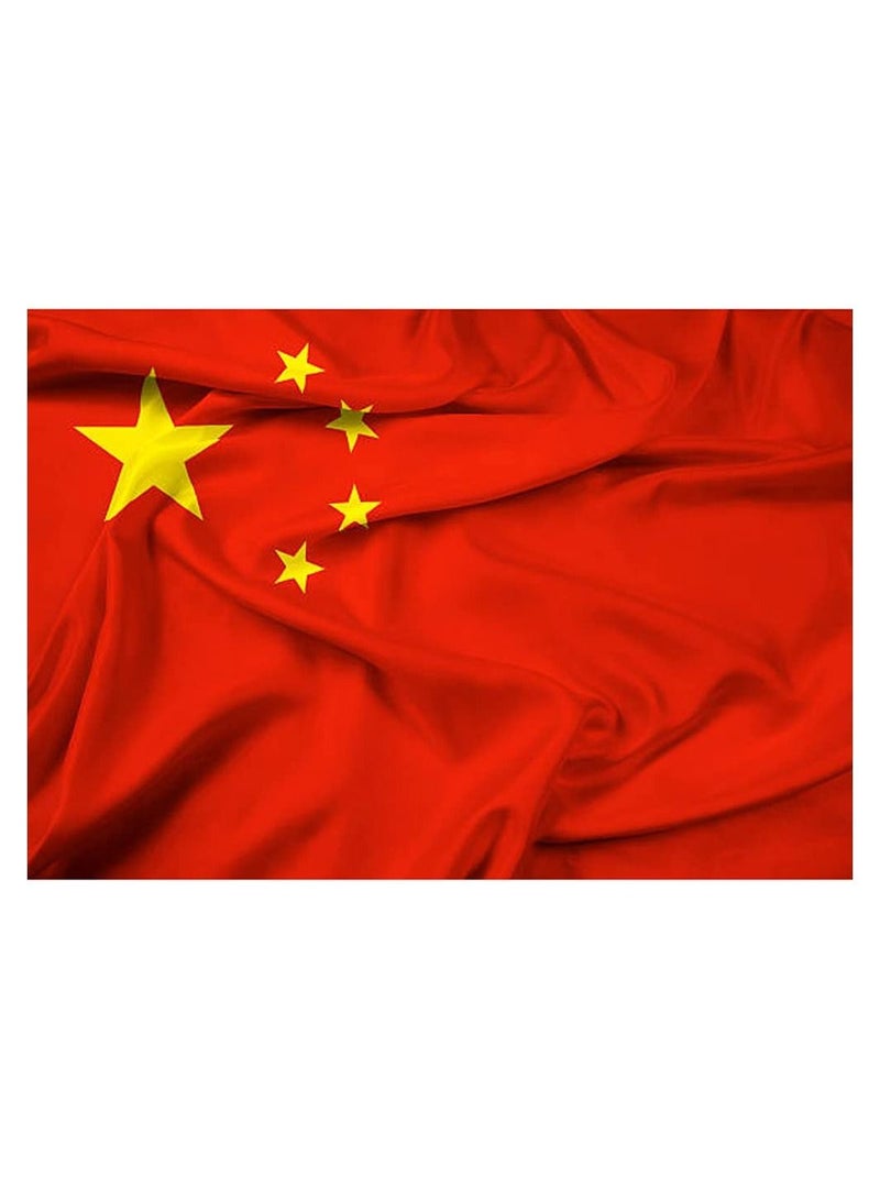 Romario AFC 2019 CHINA FLAG Vivid Color And UV Fade Resistant, Lightweight, Show Support at Sporting Events and Other Celebrations, All Around Stitched, Size 96X64cm - Image 1