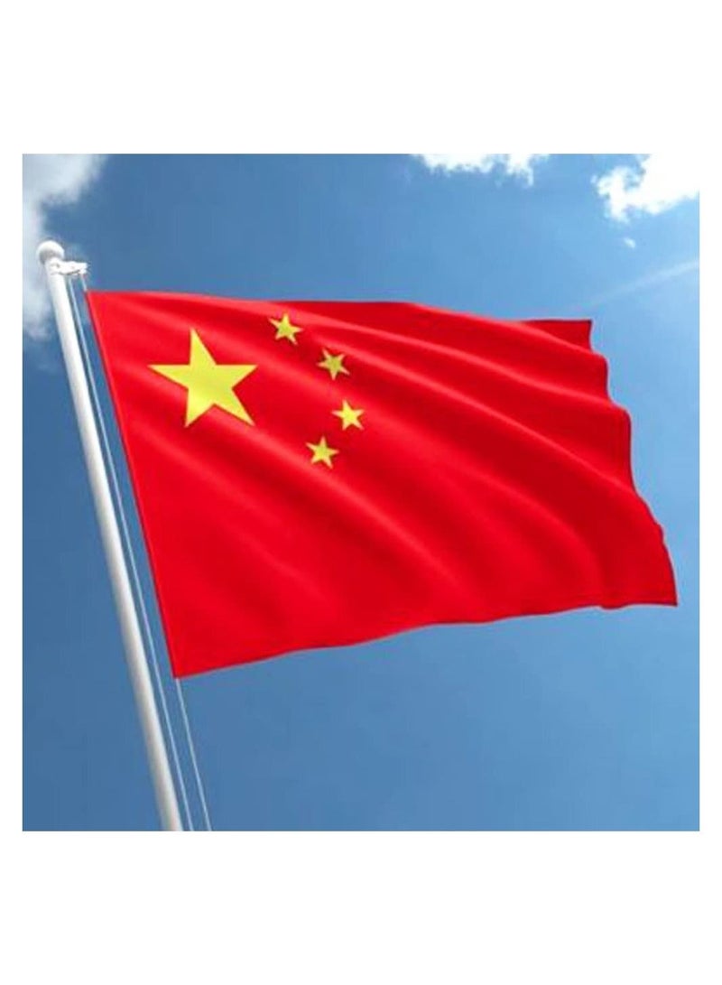 Romario AFC 2019 CHINA FLAG Vivid Color And UV Fade Resistant, Lightweight, Show Support at Sporting Events and Other Celebrations, All Around Stitched, Size 96X64cm - Image 2