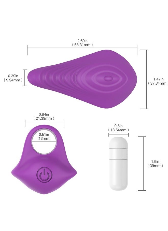 ZVEV Pocket Mini Ring Facial and Eye Massage Ball USB Rechargeable Fingertip Massager Purple Face Massager Facial Muscle Tightening Anti Aging Relief Eyes Dark Circles Eye Puffiness Fatigue（Purple）  - Image 4