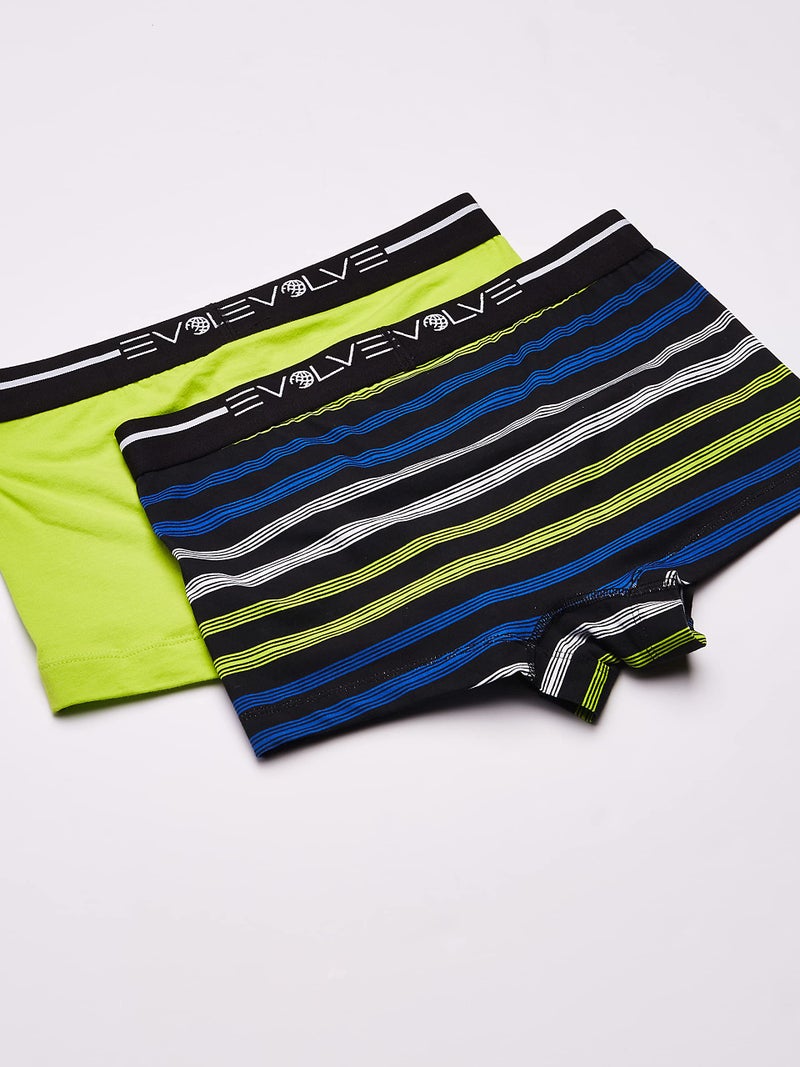 Evolve Men's Cotton Stretch No Show Trunk Underwear Multipack - Image 4