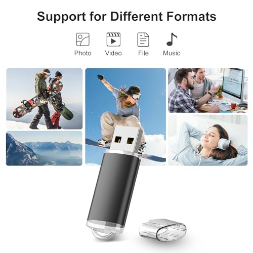 RAOYI 50 Pack 1GB 1G USB Flash Drive USB 2.0 Memory Stick Bulk Thumb Drive Pen Drive Jump Drive-Blue - Image 4