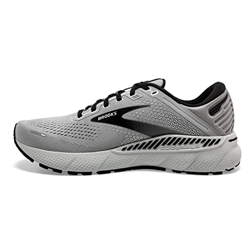 Brooks Men's Adrenaline GTS 22 Supportive Running Shoe - Alloy/Grey/Black - 7 Medium - Image 4