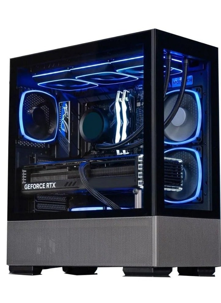 NANOTECH - Ratchet Storm Gaming PC - Intel Core i5-12400F, DDR4 32GB (2*16) Ram, Nvidia GeForce RTX 4060 8GB GDDR6 Graphics Card, 2TB NVMe M.2 SSD, 2 Fan AIO Liquid Cooler, 650W Power Supply, Windows 11 Pro | Wi-Fi - Image 1