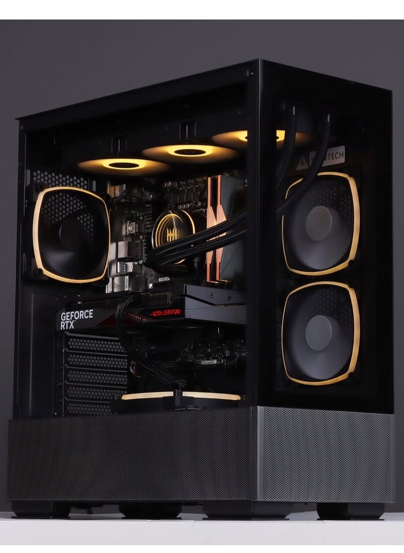NANOTECH - Ratchet Storm Gaming PC - Intel Core i5-12400F Processor, 6 Total Cores & 12 Threads, DDR4 32GB (2*16) 3600MHz Ram, Nvidia GeForce RTX 4060 OC Edition 8GB GDDR6 Graphics Card, 2TB NVMe M.2 SSD, 2 Fan AIO Liquid Cooler, 650W Power Supply, Windows 11 Pro | Wi-Fi - Image 1
