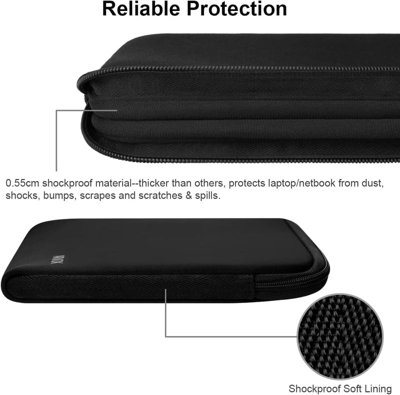 ARVOK 15 15.6 16 inch Laptop Sleeve Ultra-Thin Case MacBook pro 16 inch Sleeve Water-Resistant Notebook Computer Pocket Tablet Briefcase Carrying Bag/Pouch Skin Cover for HP/Dell/Lenovo/Asus/Acer - Image 4