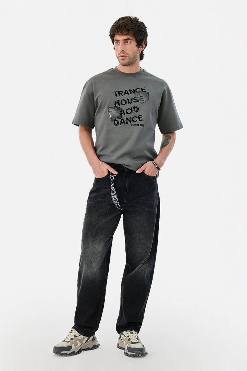 سنيتش Oversized Graphic T-Shirt