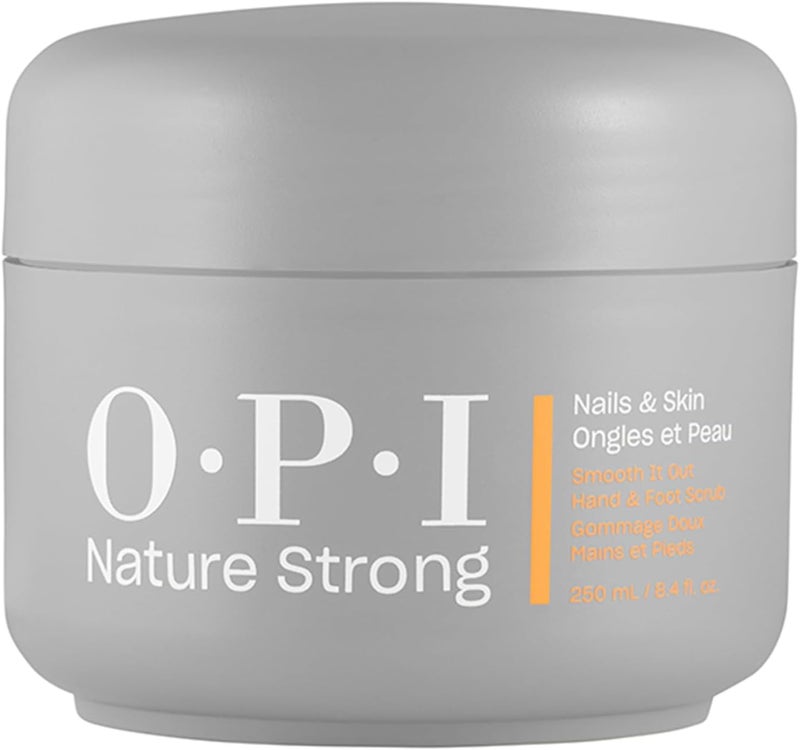 OPI Nature Strong Skincare Shea Butter Moisturizer Sea Salt Scrub Tea Tree Oil Foot Treatment For Soft Renewed Hands and Feet