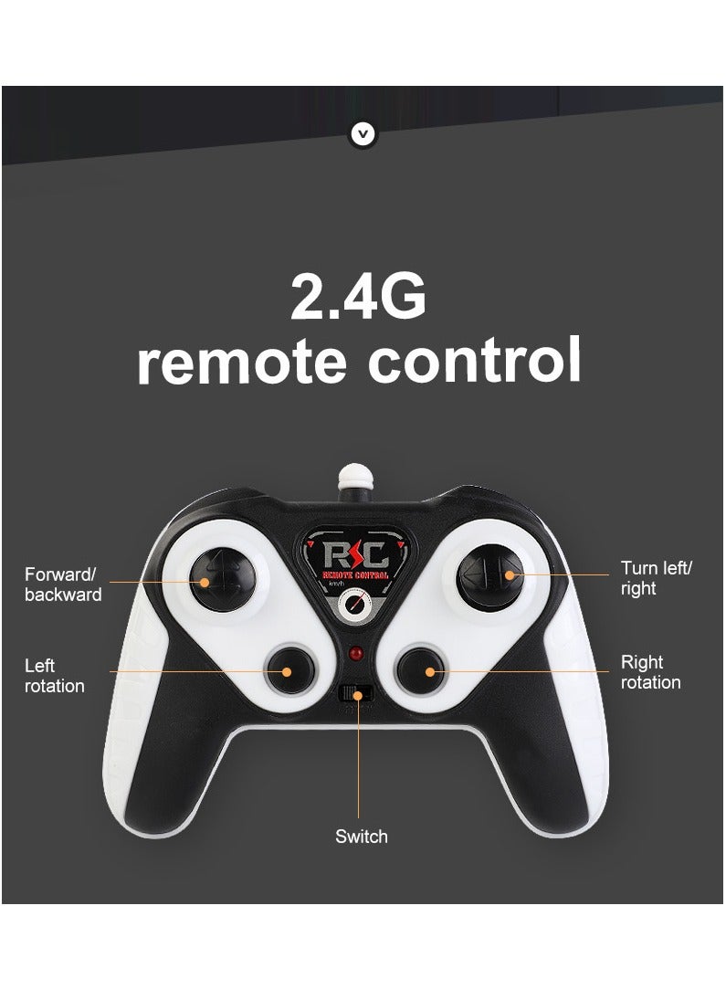 يونيكبيبي سيارة تحكم عن بعد برمائية بدوران 360° من، مركبة حيلة RC ذات دفع رباعي مزدوج الجوانب، لعبة سباق كهربائية للطرق الوعرة، للسفر على الرمل والصخور والسلالم والماء، للأطفال من سن 6 سنوات فما فوق - Image 5