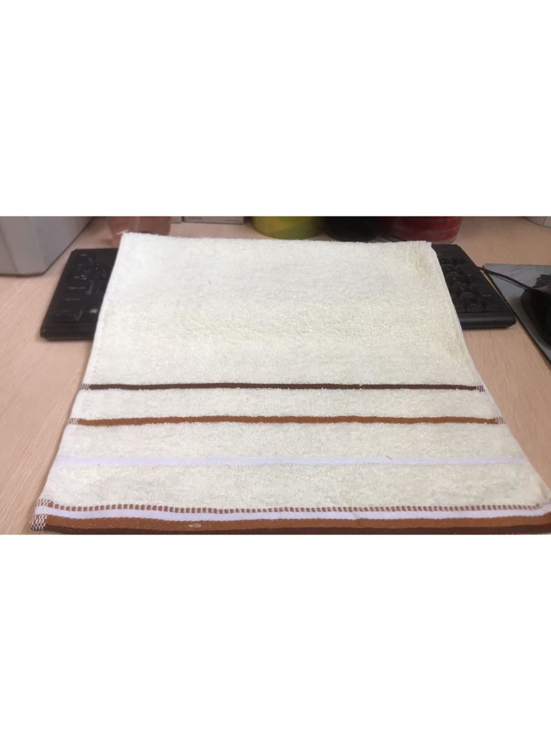 DUNISO منشفة حمام 100% قطن (73*33 سم) منشفة حمام فائقة الامتصاص، مثالية للاستخدام المنزلي - Image 2