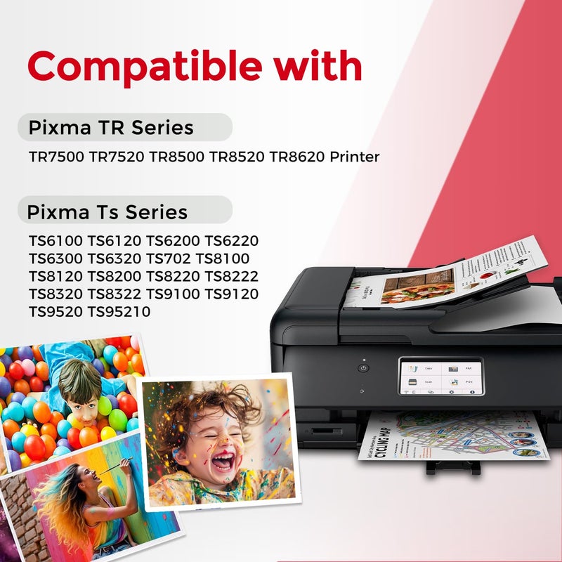 Ubinki 10 Pack 280XXL 281XXL 280 281 XXL Ink Cartridge to TR8620a TR8600 TR8620 TR8520 Ink Replacement for Canon PGI-280 CLI-281 XL to TR7520 TS702a TS9520 TS9521C TS6120 TS6220 TS9120 TS6320 TS8220 Printer - Image 2