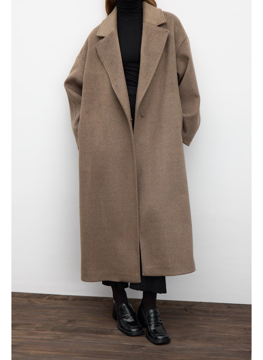 Plain Closure Cashmere Coat Ash Brown - pzsku/Z7E6DEE60B2AA074D660FZ/45/_/1741272509/21c63a65-cce1-4502-9c66-a92273d2f2d2