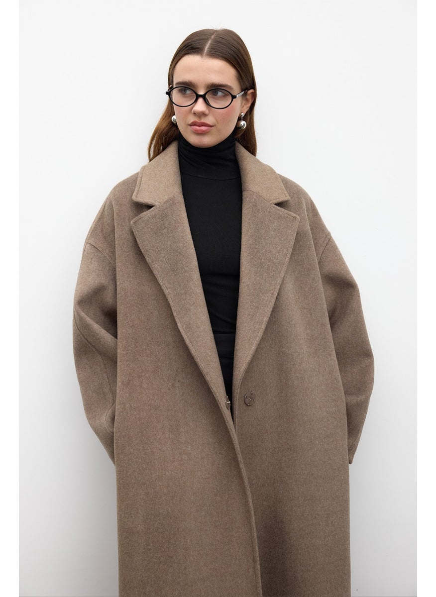 Plain Closure Cashmere Coat Ash Brown - pzsku/Z7E6DEE60B2AA074D660FZ/45/_/1741272565/246c80ca-80e0-49b3-a58c-89cac3418c95