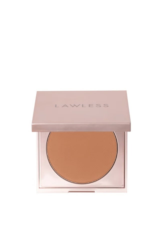 LAWLESS BEAUTY Skin-Smoothing Talc-Free Perfecting Powder - Tan Deep - Image 1