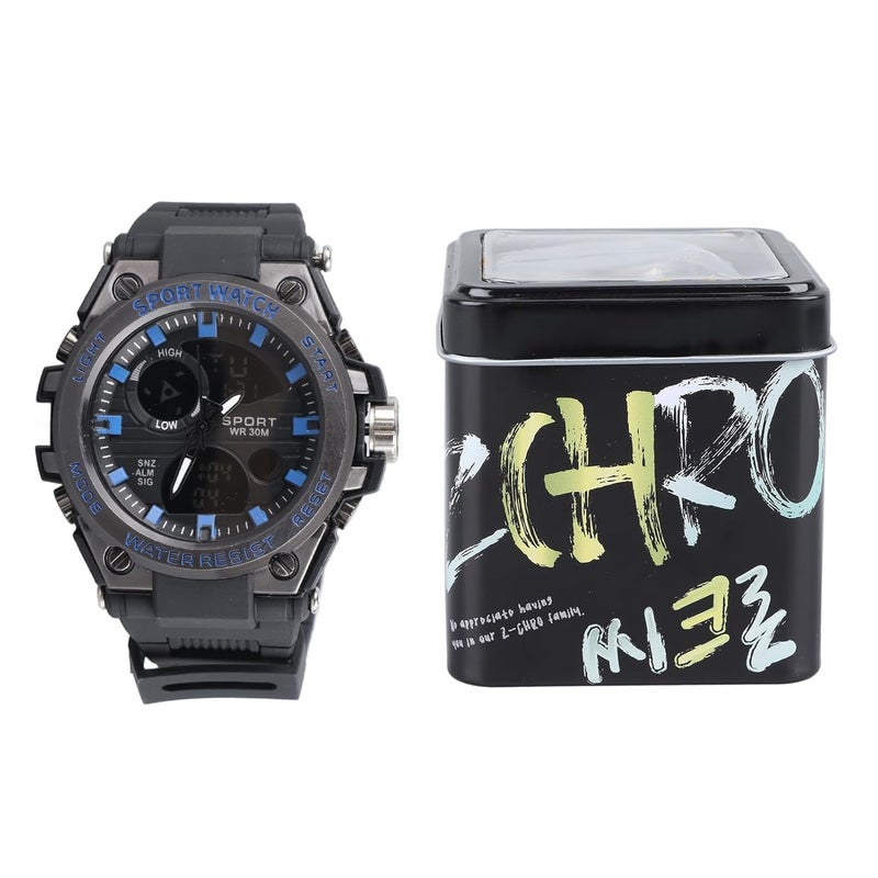 كلاراكو ساعة يد رجالية مقاومة للماء ومضيئة LED بتصميم أنيق ووظيفة الإضاءة الليلية - Image 1