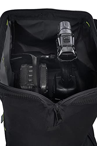 AWP Premium Tool Bag Durable Tool Tote Water-Resistant Organizer for Professionals and Contractors, Black, 15" | 1L-20015 - Image 5