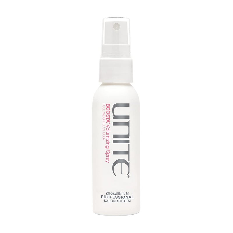 UNITE Hair - BOOSTA Volumizing Spray â€“ Weightless, Body-Boosting Texture & Lift for Fine Hair â€“ Adds Fullness, UV & Heat Protection, Paraben-Free, Vegan, 2 Fl Oz (Travel Size) - Image 1