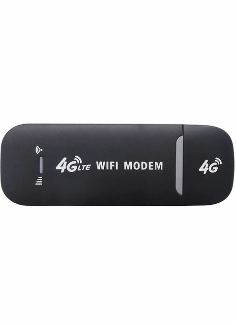 Mobile WiFi Router with SIM Card Slot, 4G USB Modem Dongle for Car Hotspot, 150Mbps USB Wifi Adapter.