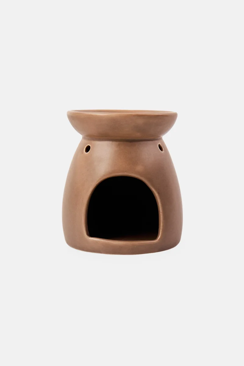 Muy Mucho Oil Candle Warmer, Brown