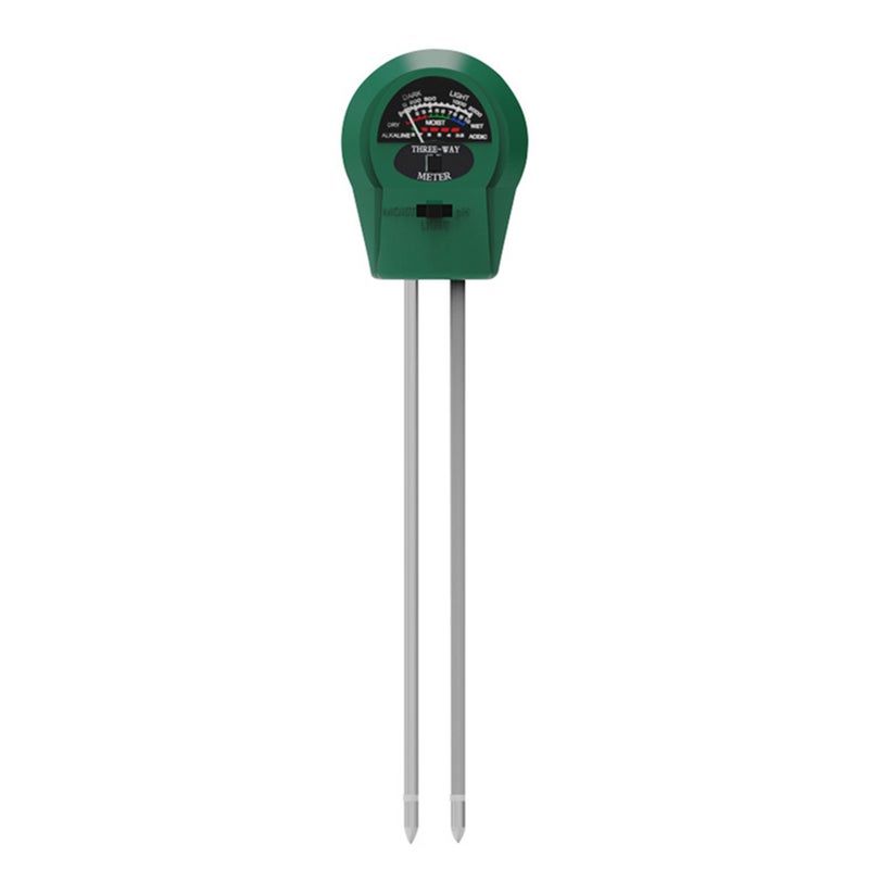 Pointer Soil Tester 3 in 1 Light/ PH/ Testing Multifunction Soil Test Probe Portable Soil Illumination PH Humidity Meter for Greenhouse Garden Lawn Farm Orchard - Image 1