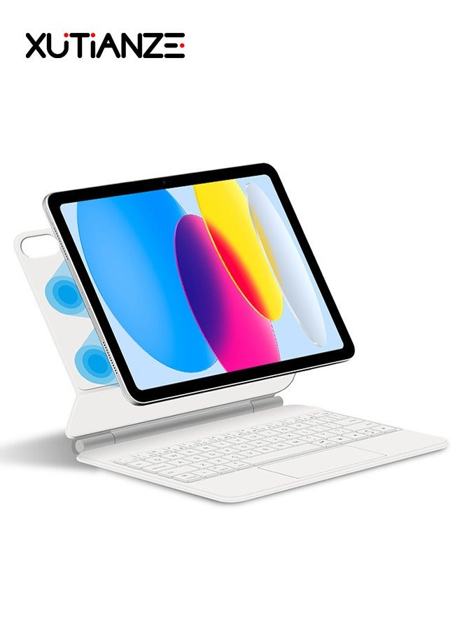 XUTIANZE Bilingual Magic Keyboard for iPad 11th 11" (A16) 2025 / iPad 10th 10.9" 2022, Magnetic Back Cover, Smart Trackpad, Backlit Keyboard Case  - Image 1